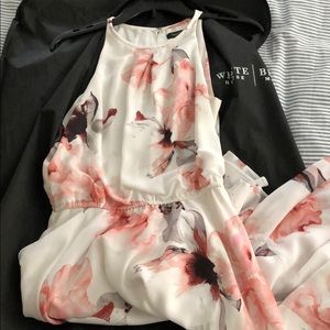 Floral White House Black Market Dress